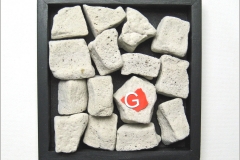 Glasschaum auf Holz 2