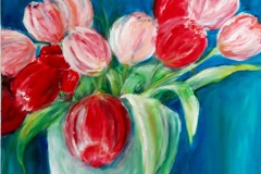 Tulpen-3 (80 x 80 cm)