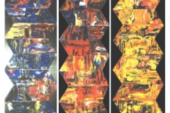 Rhytmus (3 x 90 x 30 x 3 cm)