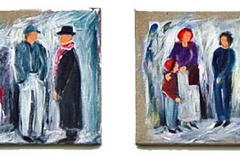 Serie small talk 2 (je 20 x 20 cm)