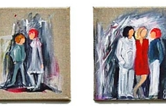 Serie small talk 3 (je 20 x 20 cm)