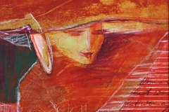 Womens head (16 x 16 cm)